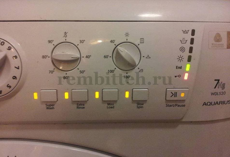 в стиральной машине мигают индикаторы в стиральной машине мигают индикаторы